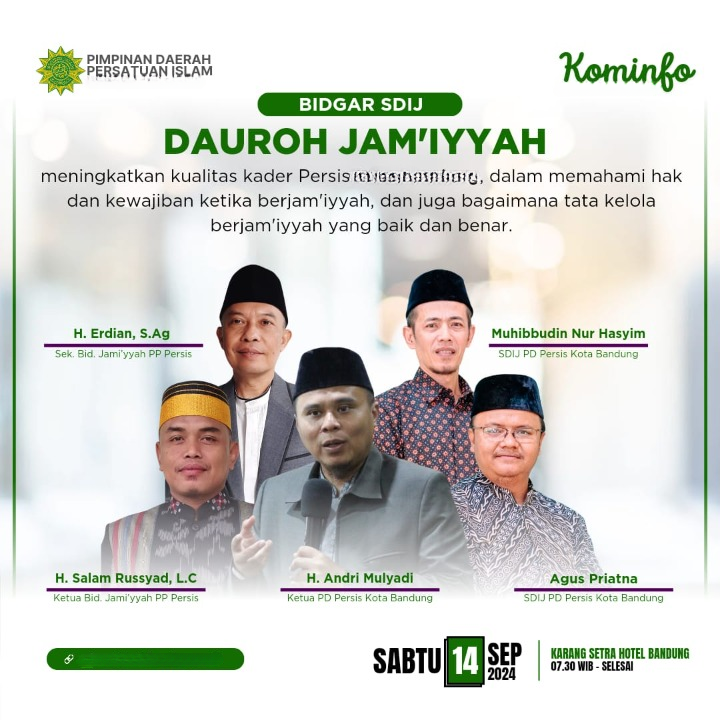 Dauroh Jamiyyah SDIJ PD PERSIS Kabupaten Purwakarta